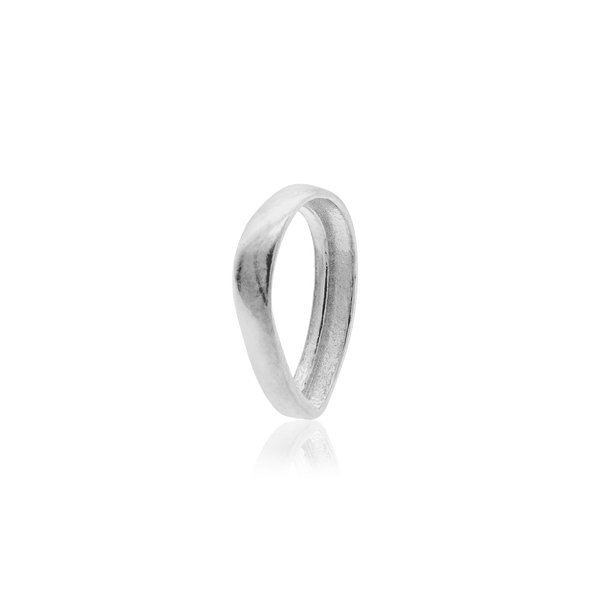 ITI NYC Pear Shape Low Bezel in Sterling Silver (5.00 x 3.00 mm - 10.00 x 7.00 mm)