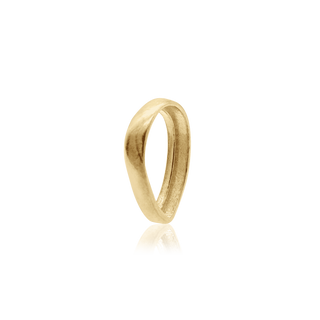 ITI NYC Pear Shape Low Bezel in 14K Gold (5.00 x 3.00 mm - 10.00 x 7.00 mm)