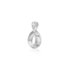 ITI NYC Pear Shape Bezel Pendant in Sterling Silver (6.25 x 4.60 mm - 9.00 x 6.50 mm)