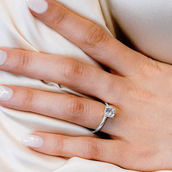 ITI NYC Round 4 Prong High TIF Style Solitaire