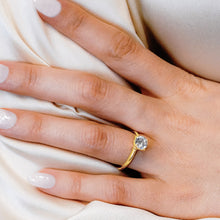 Load image into Gallery viewer, ITI NYC Round 4 Prong High TIF Style Solitaire
