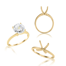 Load image into Gallery viewer, ITI NYC Round 4 Prong High TIF Style Solitaire
