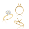 ITI NYC Round 4 Prong High TIF Style Solitaire