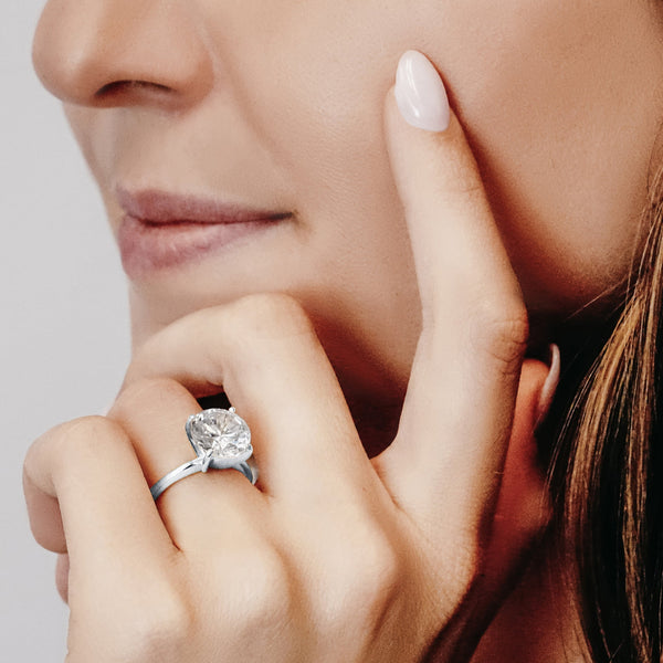 ITI NYC Round 4 Prong High TIF Style Solitaire