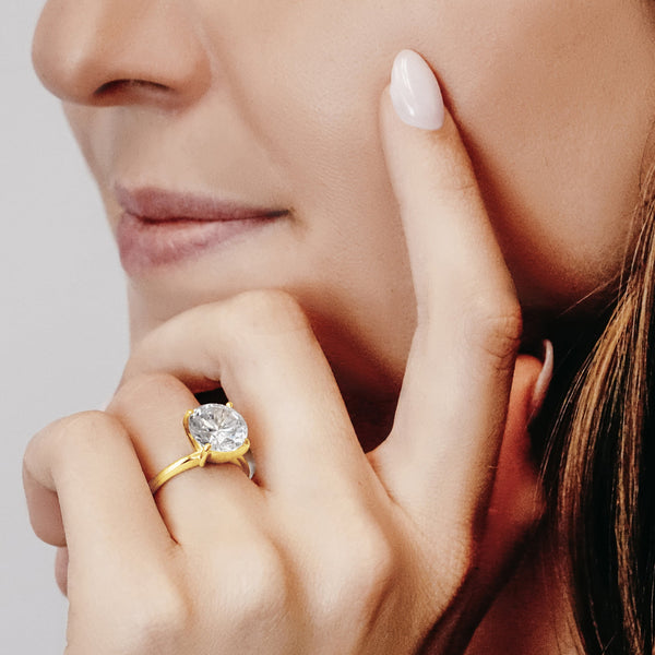 ITI NYC Round 4 Prong High TIF Style Solitaire