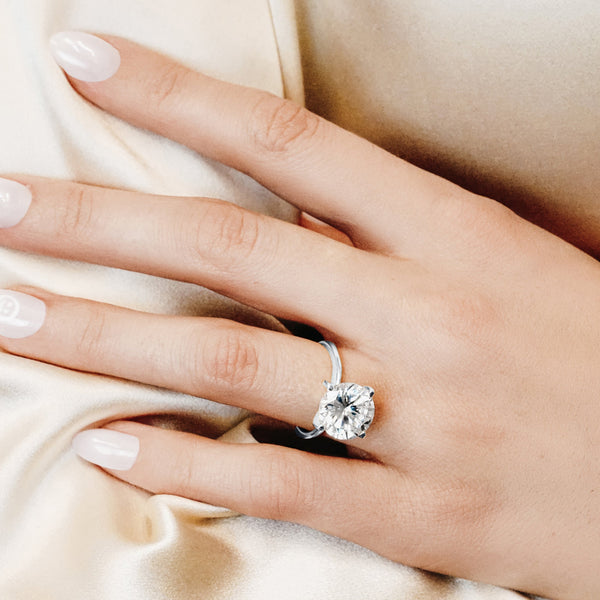 ITI NYC Round 4 Prong High TIF Style Solitaire