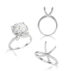 ITI NYC Round 4 Prong High TIF Style Solitaire