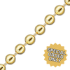 Special Order Only: Bulk / Spooled Round Bead Chain in Gold
