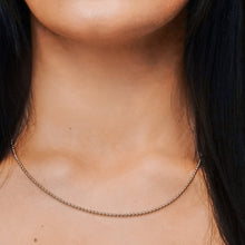 Load image into Gallery viewer, Broadway Bead Necklace in Sterling Silver
