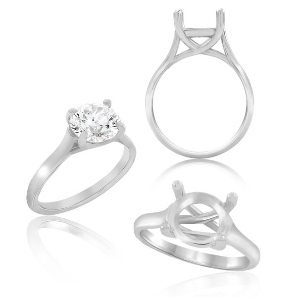 ITI NYC Round 4 Prong Lucida Solitaire