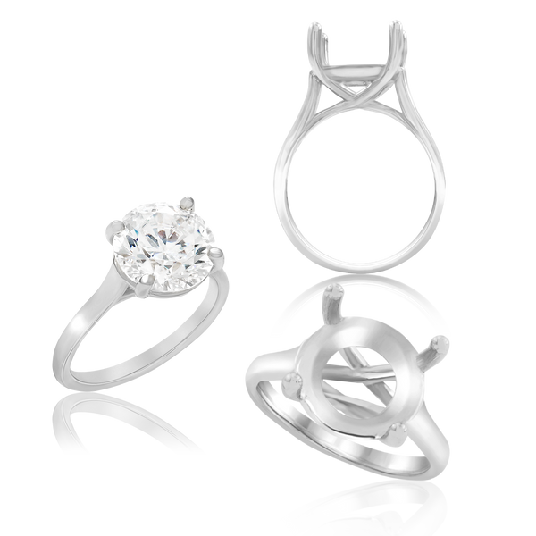 ITI NYC Round 4 Prong Lucida Solitaire