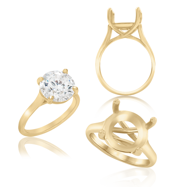 ITI NYC Round 4 Prong Lucida Solitaire