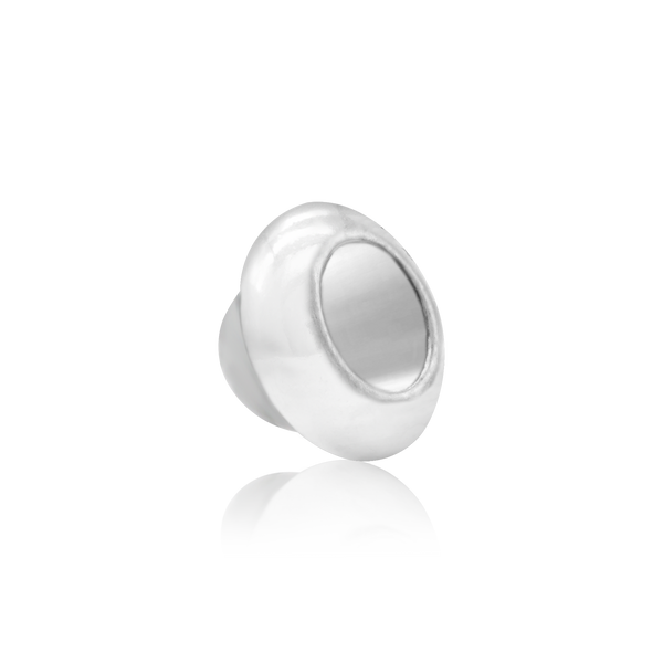 ITI NYC Round Donut Bezel Setting in Sterling Silver (3.00 mm - 10.00 mm)