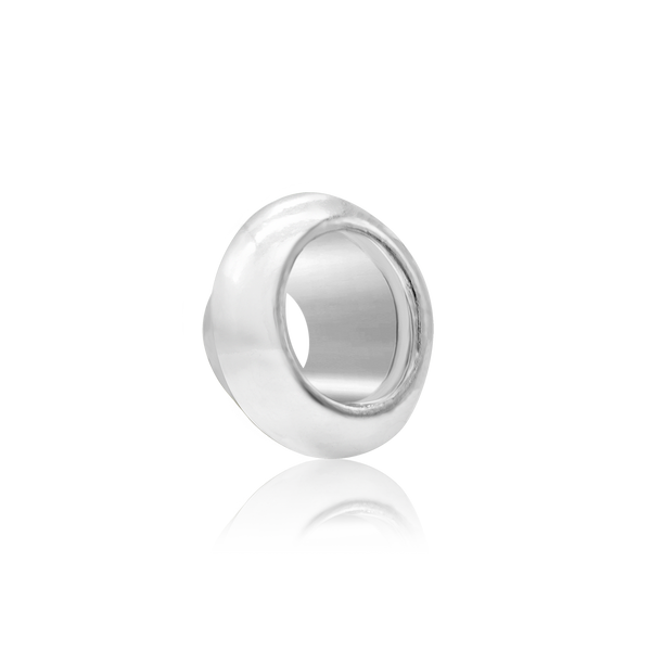 ITI NYC Round Donut Bezel Setting in Sterling Silver (3.00 mm - 10.00 mm)