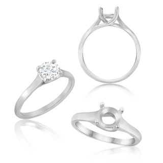 ITI NYC Round 4 Prong Lucida Solitaire