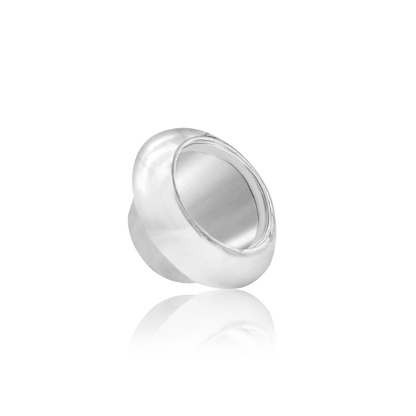 ITI NYC Round Donut Bezel Setting in Sterling Silver (3.00 mm - 10.00 mm)