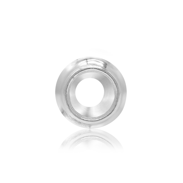 ITI NYC Round Donut Bezel Setting in Sterling Silver (3.00 mm - 10.00 mm)