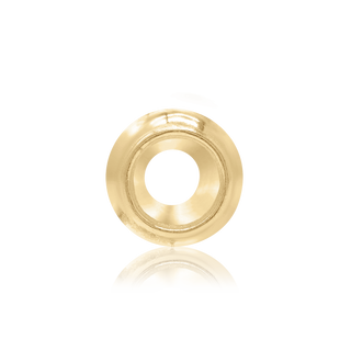 ITI NYC Round Donut Bezel Setting in 14K Gold (3.00 mm - 10.00 mm)