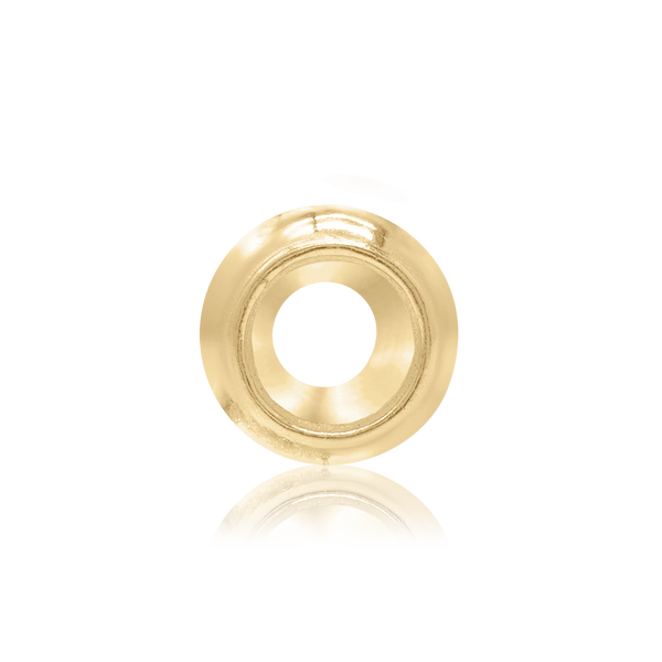 ITI NYC Round Donut Bezel Setting in 14K Gold (3.00 mm - 10.00 mm)