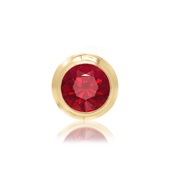 ITI NYC Round Donut Bezel Setting in 14K Gold (3.00 mm - 10.00 mm)