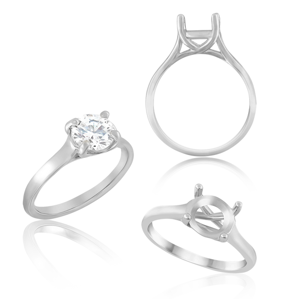 ITI NYC Round 4 Prong Lucida Solitaire