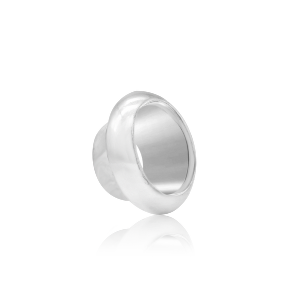 ITI NYC Round Donut Bezel Setting in Sterling Silver (3.00 mm - 10.00 mm)