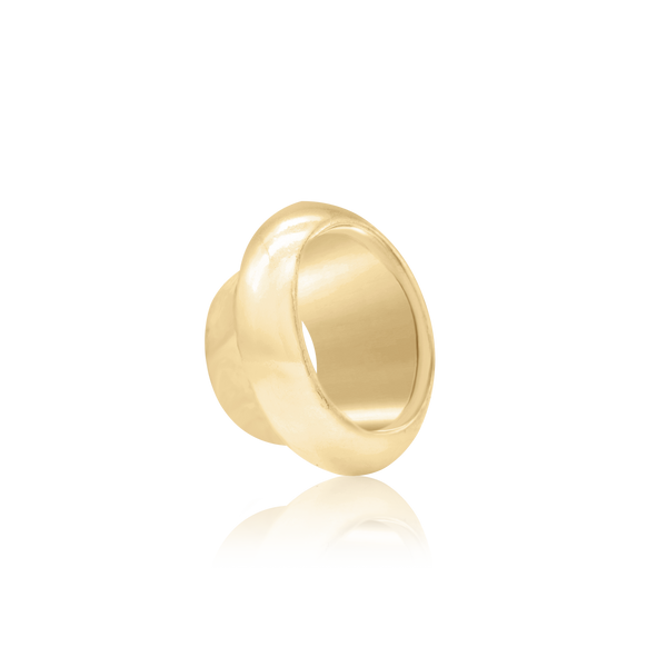 ITI NYC Round Donut Bezel Setting in 14K Gold (3.00 mm - 10.00 mm)