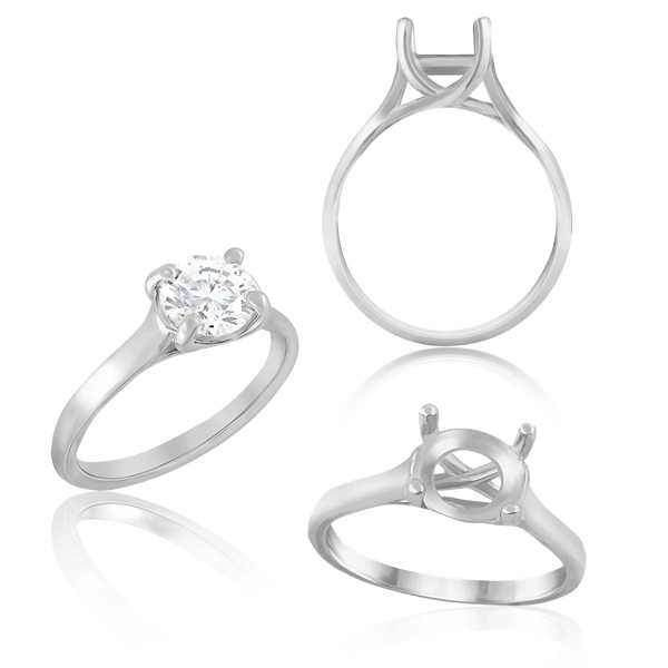 ITI NYC Round 4 Prong Lucida Solitaire