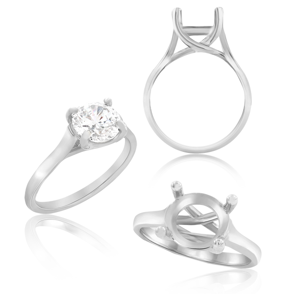 ITI NYC Round 4 Prong Lucida Solitaire