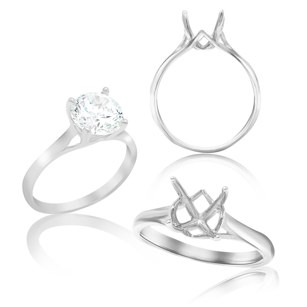 ITI NYC Round 4 Prong Magnolia Solitaire