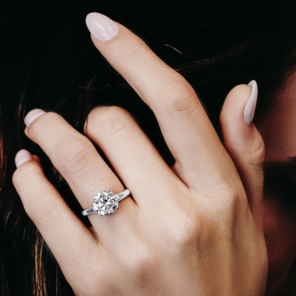 ITI NYC Round 4 Prong Magnolia Solitaire