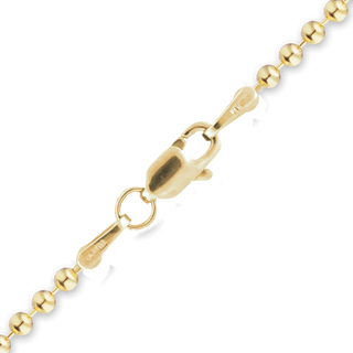 Broadway Bead Necklace in 18K Yellow Gold