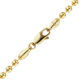 Broadway Bead Necklace in 18K Yellow Gold