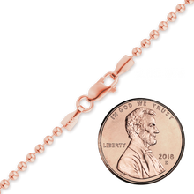 Load image into Gallery viewer, Broadway Bead Anklet in 14K Rose Gold
