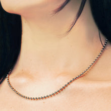 Load image into Gallery viewer, Broadway Bead Necklace in Sterling Silver
