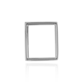 ITI NYC Emerald Shape Cushion Low Bezels in Sterling Silver (8.00 x 6.00 mm - 20.00 x 15.00 mm)