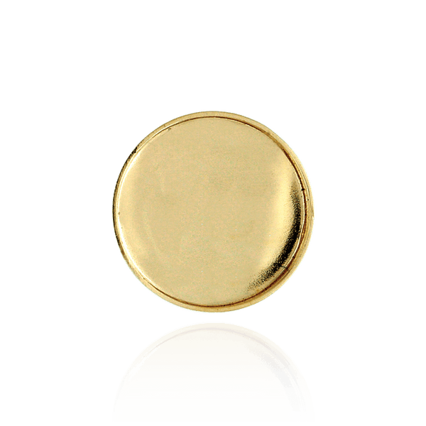 ITI NYC Round Low Bezels With Closed Back in 14K Gold (3.00 mm - 20.00 mm)