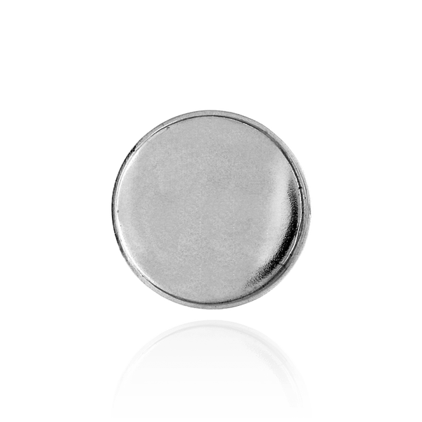 ITI NYC Round Low Bezels With Closed Back in Sterling Silver (3.00 mm - 20.00 mm)