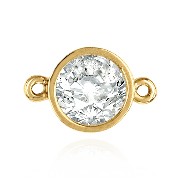 ITI NYC Round Tapered Bezel with Rings in 14K Gold (2.00 mm - 6.50 mm)