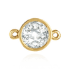 ITI NYC Round Tapered Bezel with Rings in 18K Gold (2.50 mm - 6.50 mm)