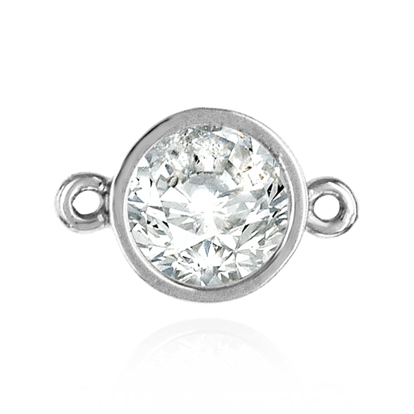 ITI NYC Round Tapered Bezel with Rings in Sterling Silver (2.50 mm - 6.50 mm)