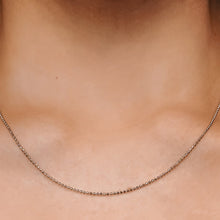 Load image into Gallery viewer, Broadway Bead Chain Necklace in Sterling Silver
