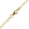 Diamond Cut Broadway Bead Necklace in 14K Yellow Gold
