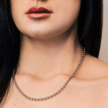 Load image into Gallery viewer, Broadway Bead Chain Necklace in Sterling Silver
