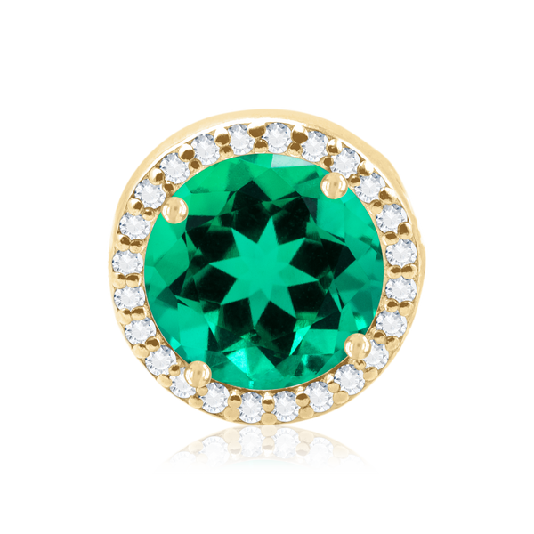 ITI NYC Round Four Prong Halo Slider in 14K Gold (3.40 mm - 6.50 mm)