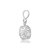 ITI NYC Round Back-Set Bezel Pendant in Sterling Silver (5.00 mm - 8.00 mm)