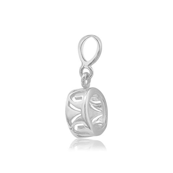 ITI NYC Round Back-Set Bezel Pendant in 14K Gold (5.00 mm - 8.00 mm)