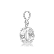 Load image into Gallery viewer, ITI NYC Round Back-Set Bezel Pendant in Sterling Silver (5.00 mm - 8.00 mm)
