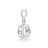 ITI NYC Round Back-Set Bezel Pendant in Sterling Silver (5.00 mm - 8.00 mm)