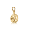 ITI NYC Round Back-Set Bezel Pendant in 14K Gold (5.00 mm - 8.00 mm)